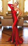 Prom Dresses Long Evening Prom Formal Fitted Dress Red