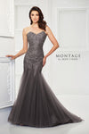 Formal Dresses Long Formal Lace Beaded Evening Dress Gunmetal