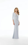 Formal Dresses Long Beaded Formal evening Dress Silver