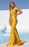 Prom Dresses Formal Long Fitted Prom Dress Gold