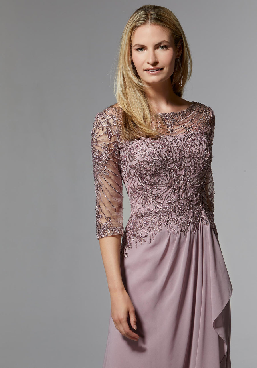 فستان رسمي طويل من MGNY Madeline Gardner، نيويورك 72412