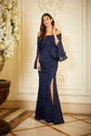 Mother of the Bride Dresses Long Mother of the Bride Formal Dress Navy