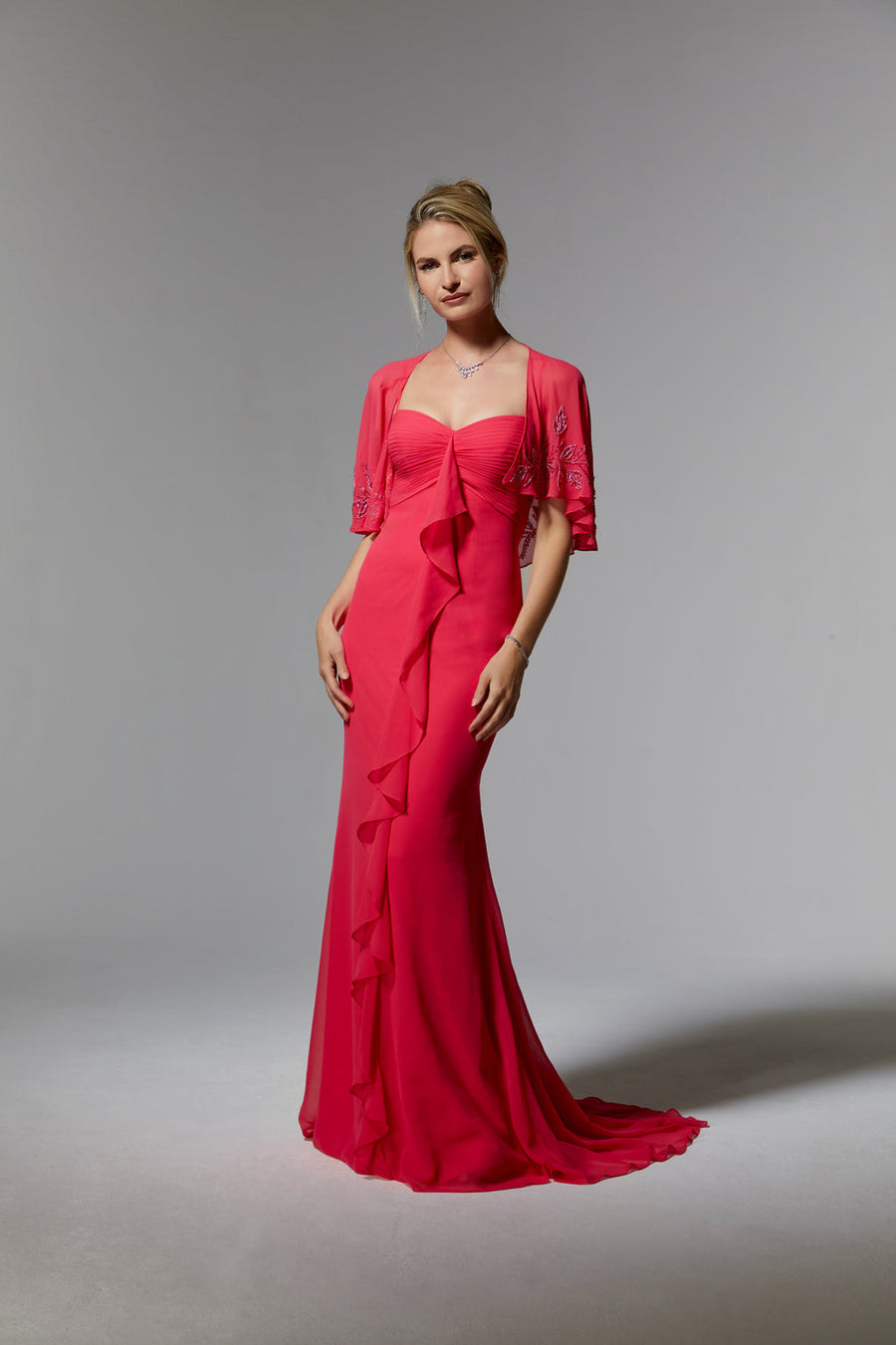 Mother of the Bride Dresses Long Formal Mother of the Bride Dress Cerise