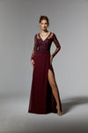 Mother of the Bride Dresses Long Formal Evening Mother of the Bride Dress Bordeaux
