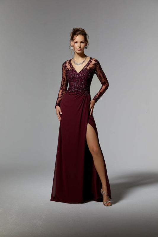 Mother of the Bride Dresses Long Formal Evening Mother of the Bride Dress Bordeaux