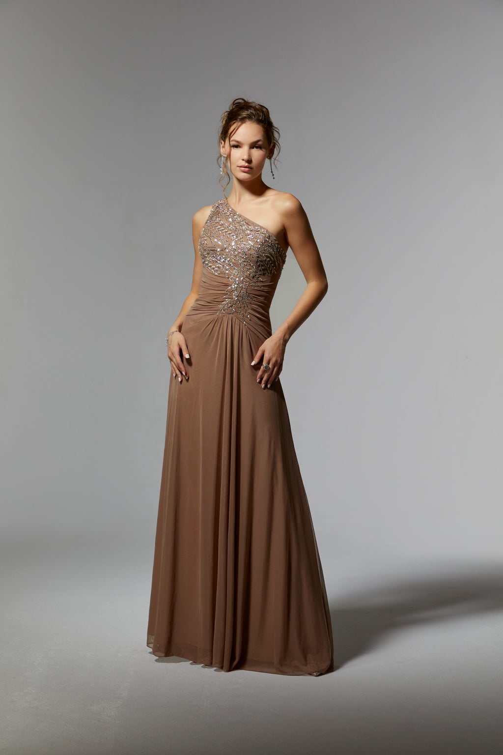 Formal Dresses Long Formal Evening Dress Taupe