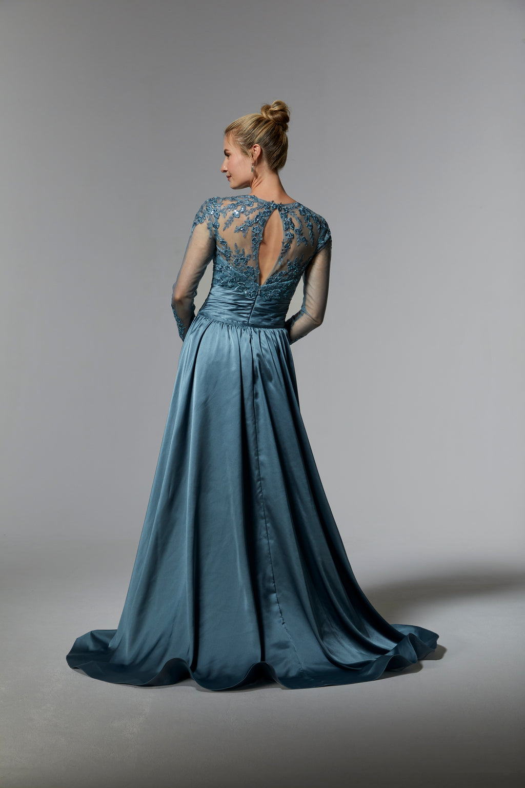 Mother of the Bride Dresses Long Formal Evening Mother of the Bride Dress Slate