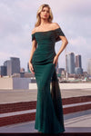 Prom Dresses Fitted Long Formal Prom Dress Hunter Green