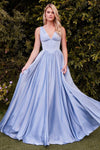 Prom Dresses Long Formal Prom A Line Dress  Paris Blue