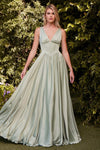 Prom Dresses Long Formal Prom A Line Dress  Sage