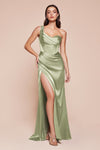 Prom Dresses Long Fitted Corset Formal Prom Dress Sage