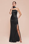 Prom Dresses Long Formal Fitted Prom Evening Dress Black