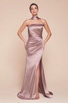 Prom Dresses Long Formal Fitted Prom Evening Dress Mauve