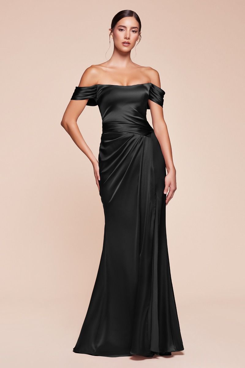 Prom Dresses Long Formal Evening Prom Slit Dress Black