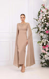 Formal Dresses Long Formal Evening Dress Beige