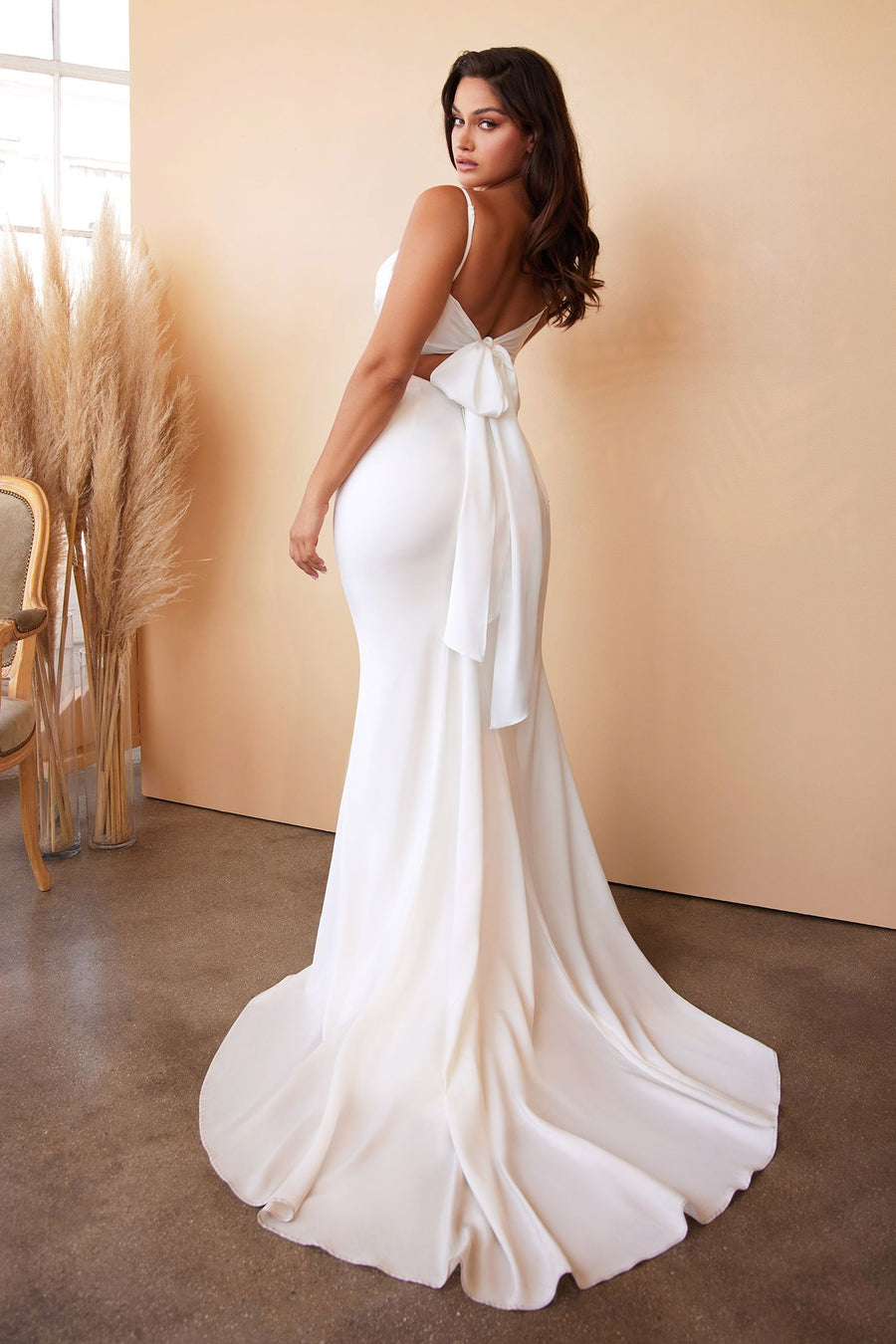 Wedding Dresses Mermaid Long Wedding Dress Off White