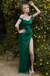 Prom Dresses Long Off Shoulder Evening Gown Emerald