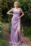 Prom Dresses Long Off Shoulder Evening Gown Lavender