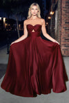 Prom Dresses Long A Line Prom Formal Gown Burgundy
