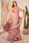 Prom Dresses Long A Line Prom Formal Gown Mauve