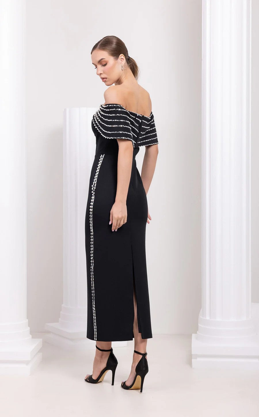 Prom Dresses Formal Long Beaded Prom Dress Black