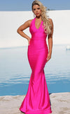 Prom Dresses Long Formal Prom Fitted Dress Fuchsia