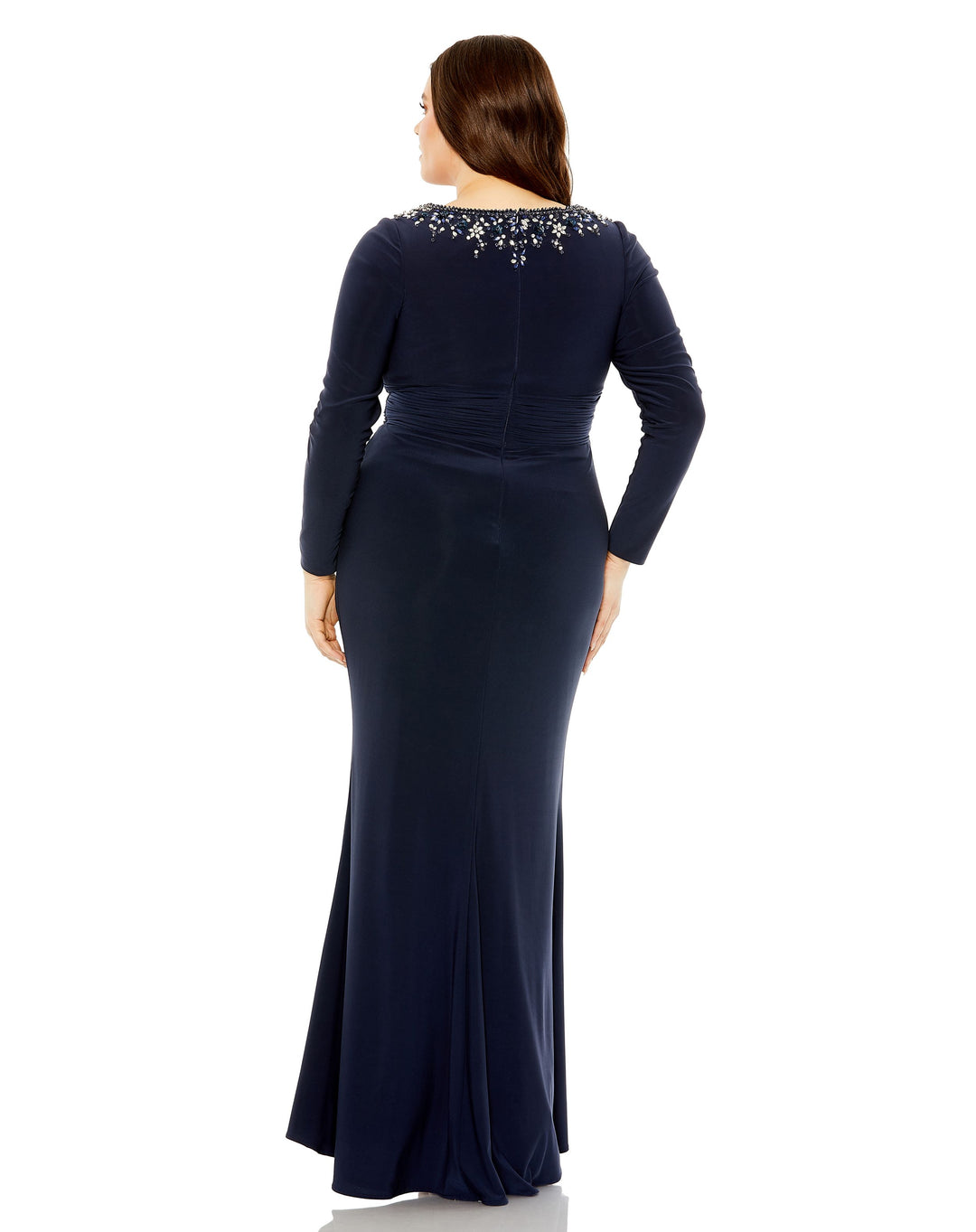 Mother of the Bride Dresses Formal Long Sleeve Dress Midnight