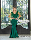 Prom Dresses Feather Long Formal Fitted Prom Dress Hunter