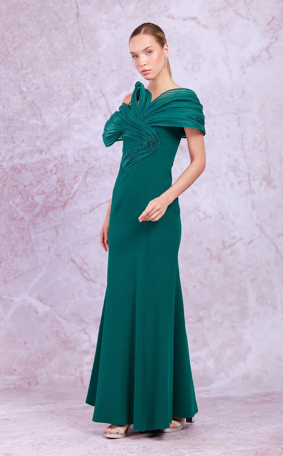 Prom Dresses Fitted Long Formal Prom Mermaid Dress Green