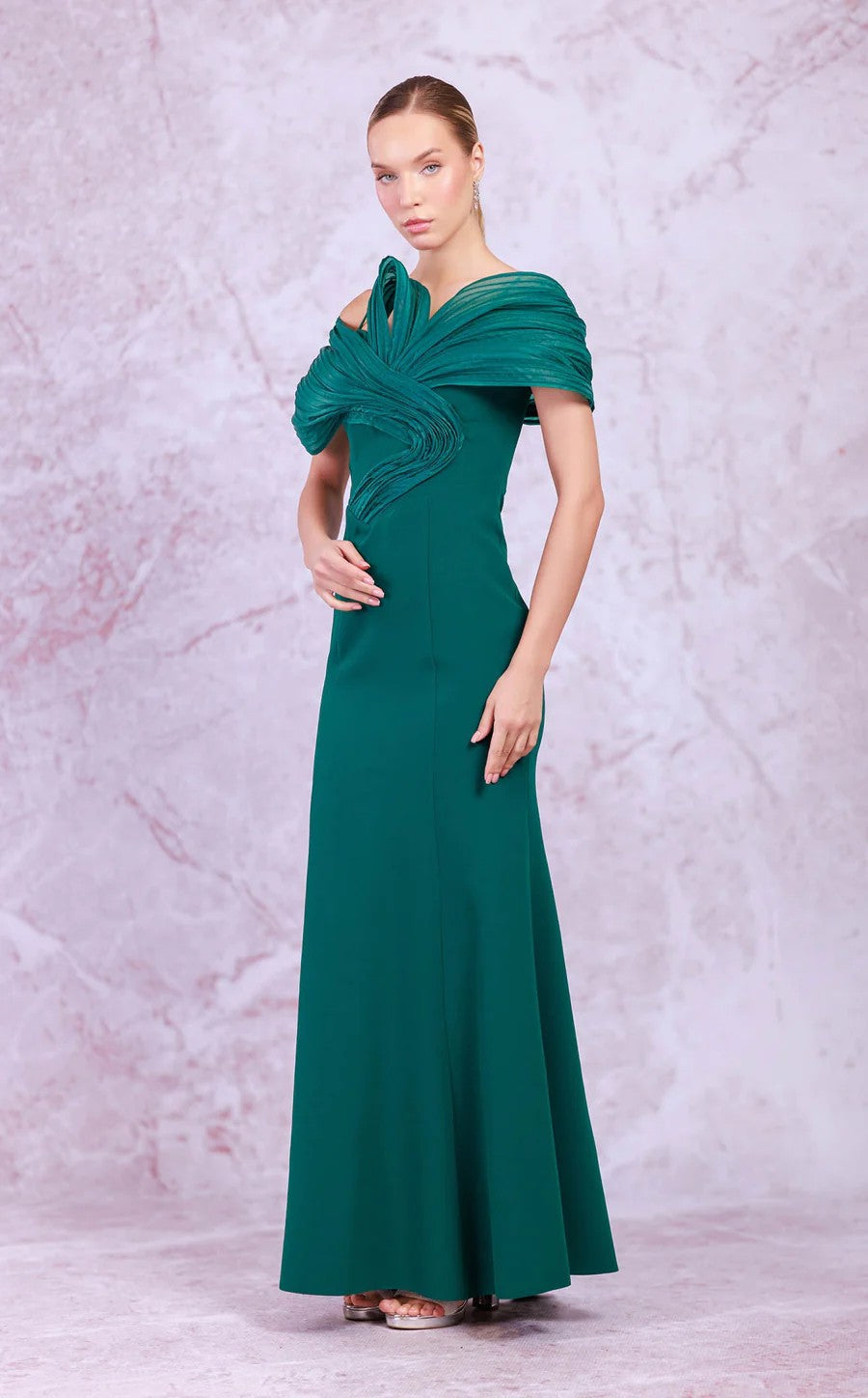 Prom Dresses Fitted Long Formal Prom Mermaid Dress Green