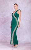 Prom Dresses Prom Formal Long Beaded Dress  Green