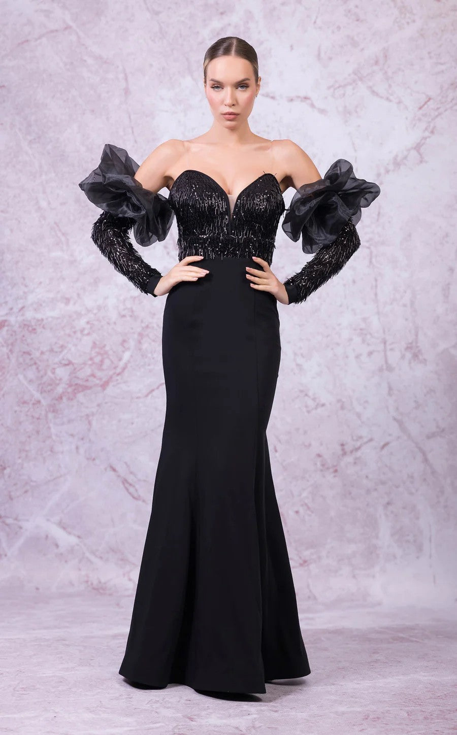 Prom Dresses Long Prom Formal Lace Dress Black