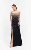 Prom Dresses Long Formal High Slit Prom Dress Black
