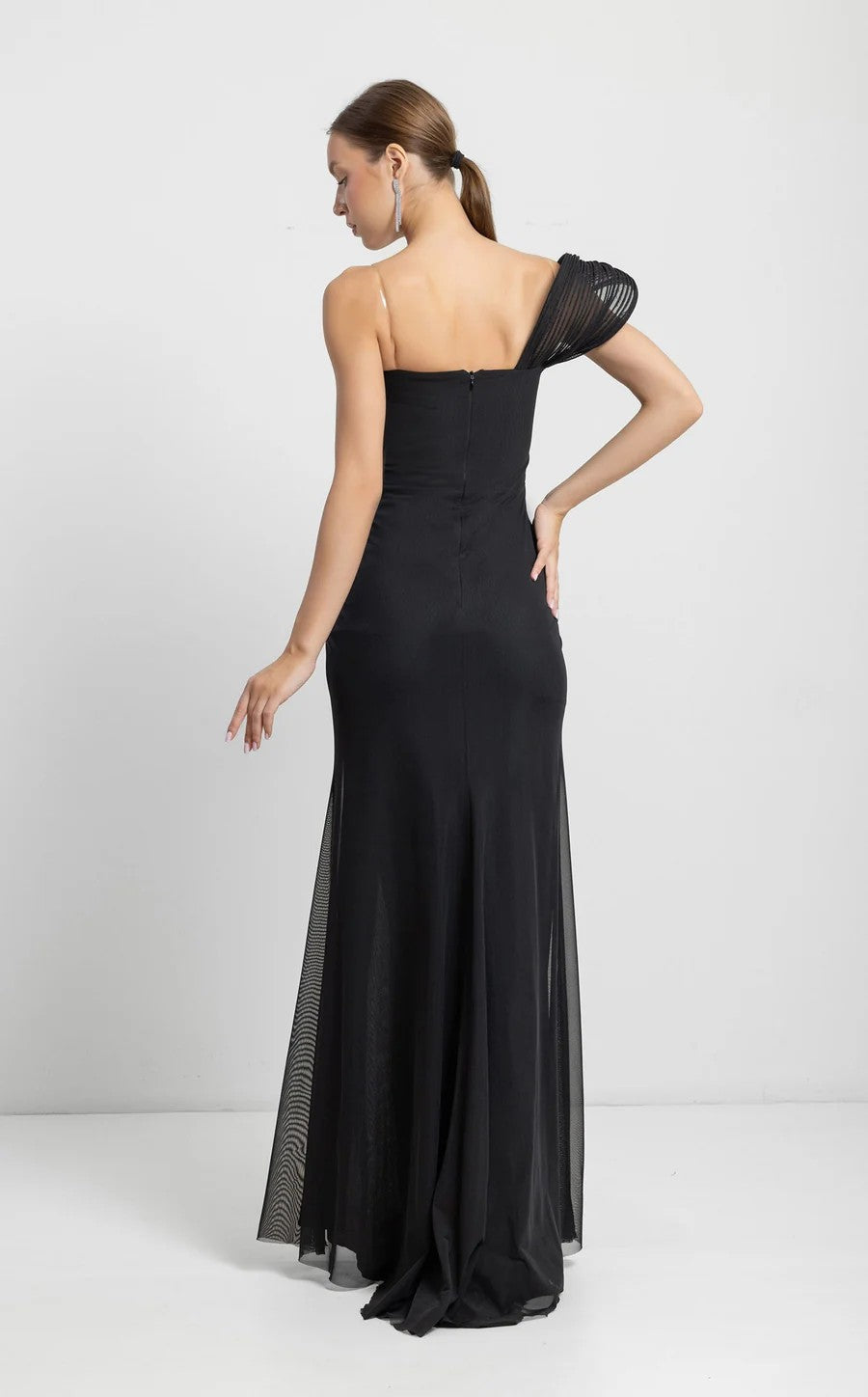 Prom Dresses  Long Formal Slit Prom Dress Black