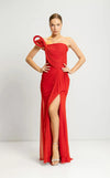 Prom Dresses  Long Formal Slit Prom Dress Red