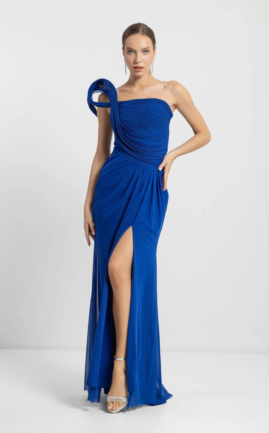 Prom Dresses  Long Formal Slit Prom Dress Royal