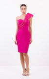 Cocktail Dresses Homecoming Short Fitted Cocktail Dress Fuchsia