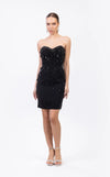 Cocktail Dresses Beaded Short Homecoming Cocktail Dress Black