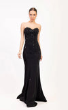 Prom Dresses Long Formal Beaded Evening Prom Dress Black