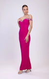 Prom DressesLong Evening Formal Beaded Prom Dress Fuchsia