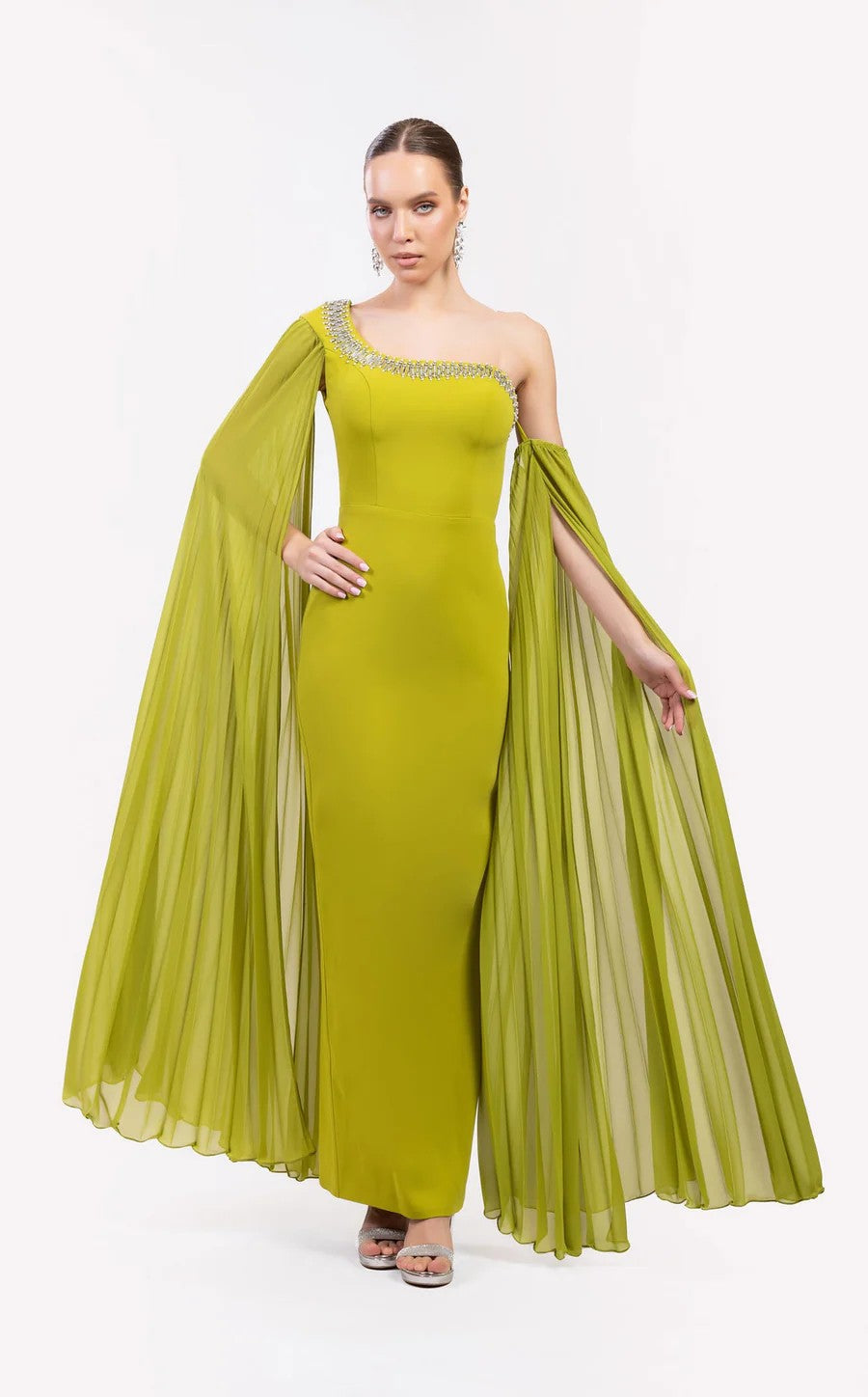 Prom Dresses Long Formal Fitted Cape Evening Prom Dress Kiwi