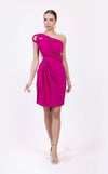 Cocktail Dresses Short Homecoming Mini Cocktail Dress Fuchsia