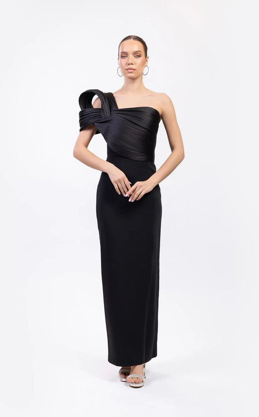Prom Dresses Fitted Long Formal Evening Prom Dress Black