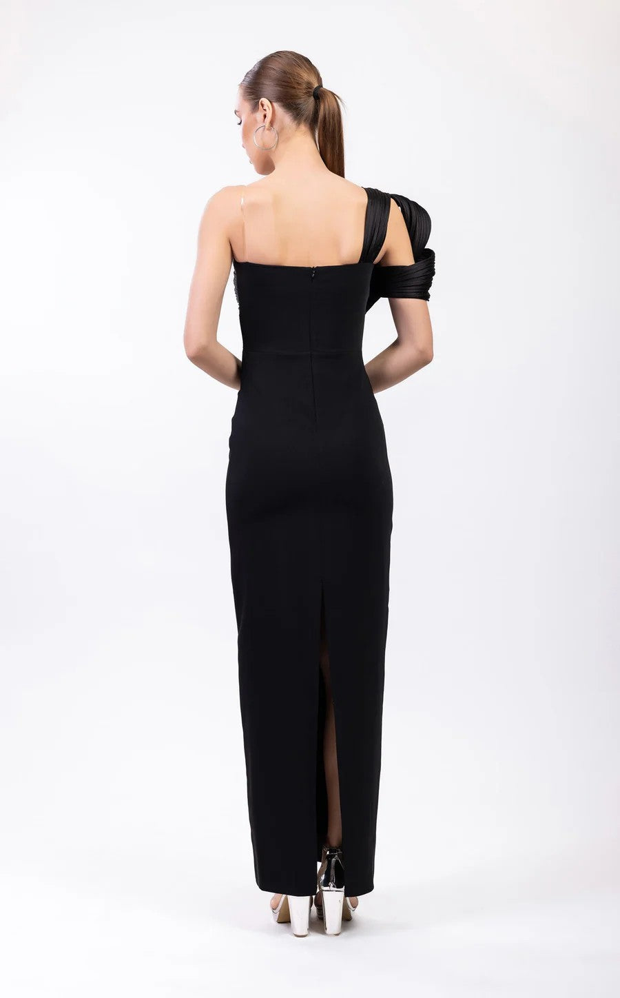 Prom Dresses Fitted Long Formal Evening Prom Dress Black