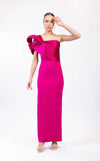 Prom Dresses Fitted Long Formal Evening Prom Dress Fuchsia