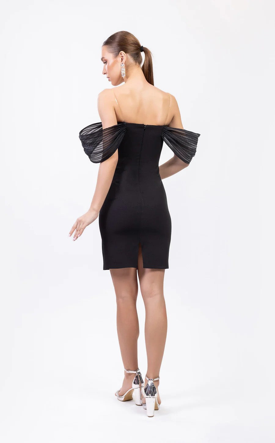 Cocktail Dresses Homecoming Short Beaded Cocktail Dress Black