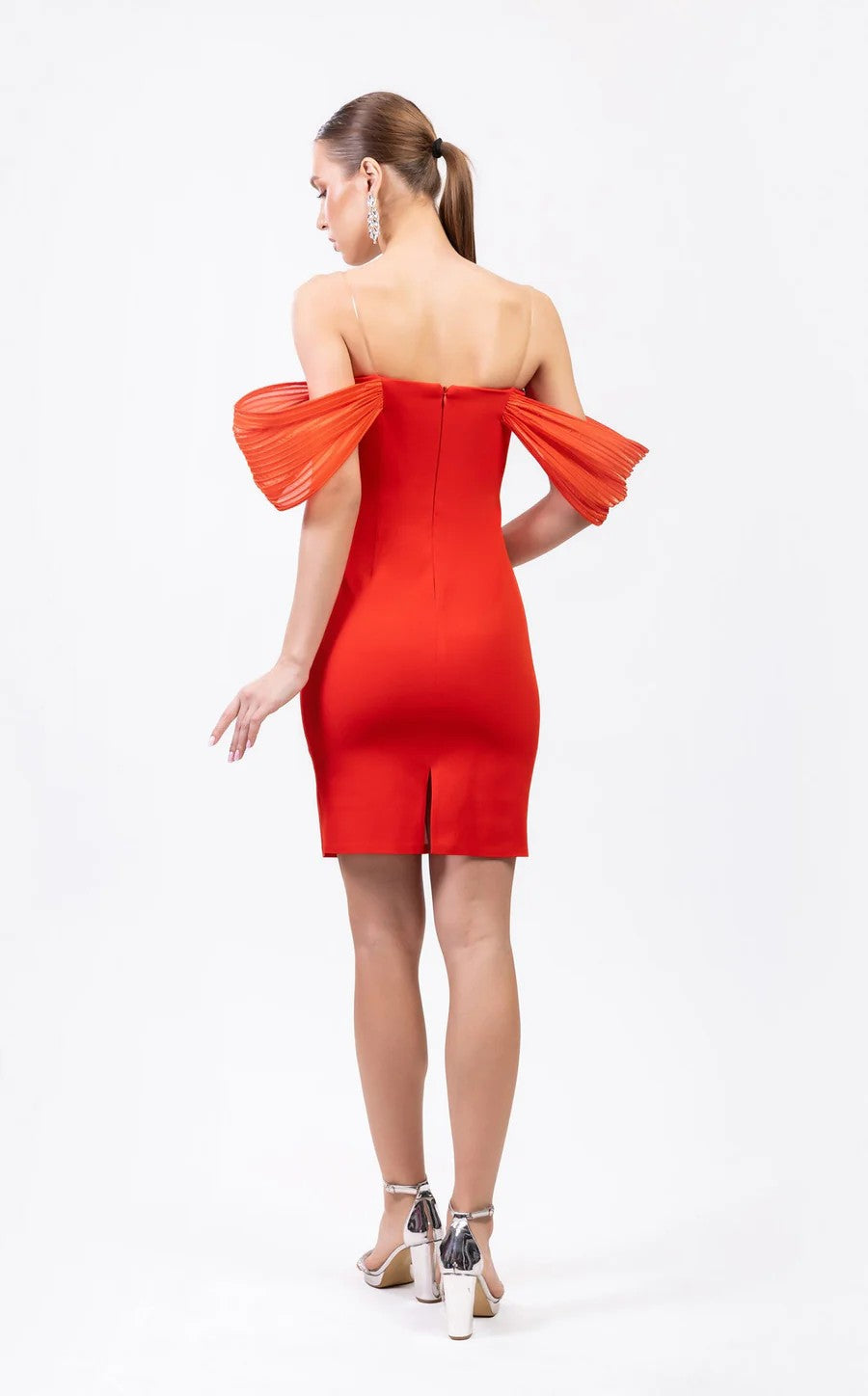 Cocktail Dresses Homecoming Short Beaded Cocktail Dress Orange