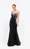 Prom Dresses Long Mermaid Formal Beaded Prom Dress Black
