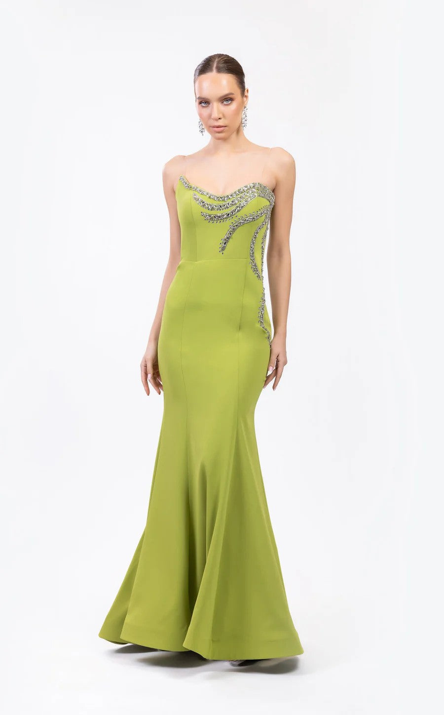 Prom Dresses Long Mermaid Formal Beaded Prom Dress Kiwi