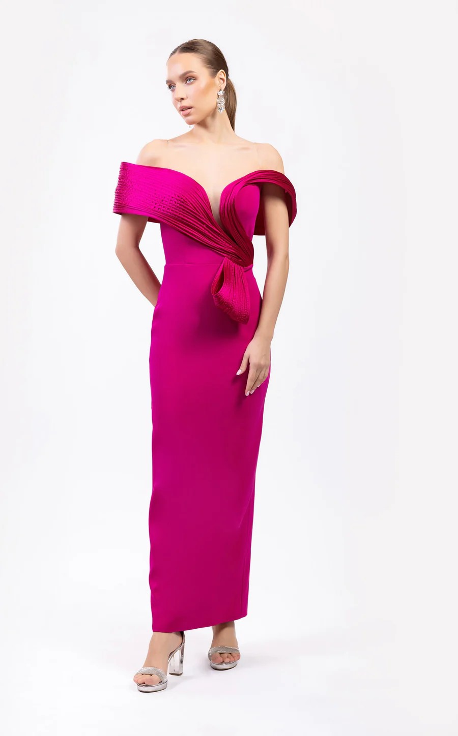 Prom Dresses Prom Long Fitted Evening Formal Dress Fuchsia